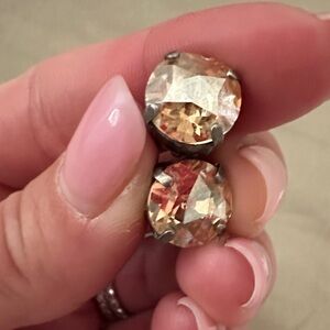 Sabika Manhattan Elegant Gold-Toned Stud Earrings